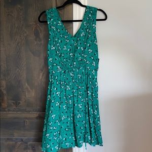 MIDI green dress